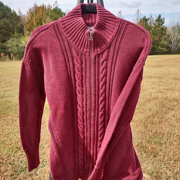 Eddie Bauer Sweaters - Eddie Bauer Burgundy Women's Sweater Size M